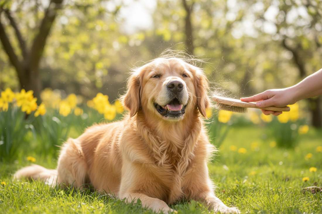 Frühjahrsfit – so kommt dein Hund gesund durch den Fellwechsel