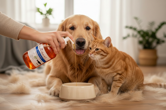 Fellwechsel bei Hund & Katze: Wie Lachsöl jetzt hilft