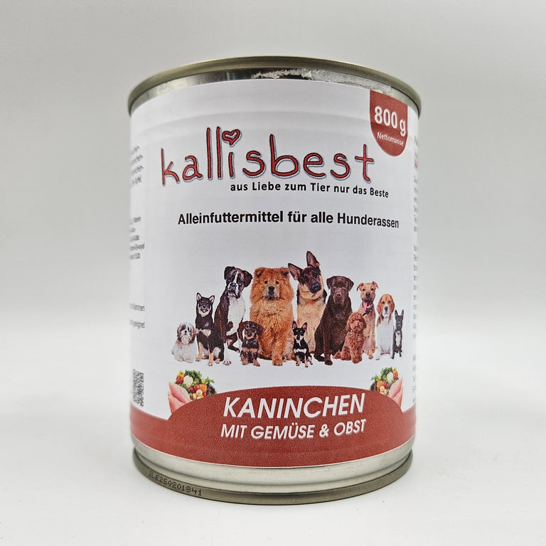 Kaninchenfleisch mit Gemüse & Obst - Kallisbest