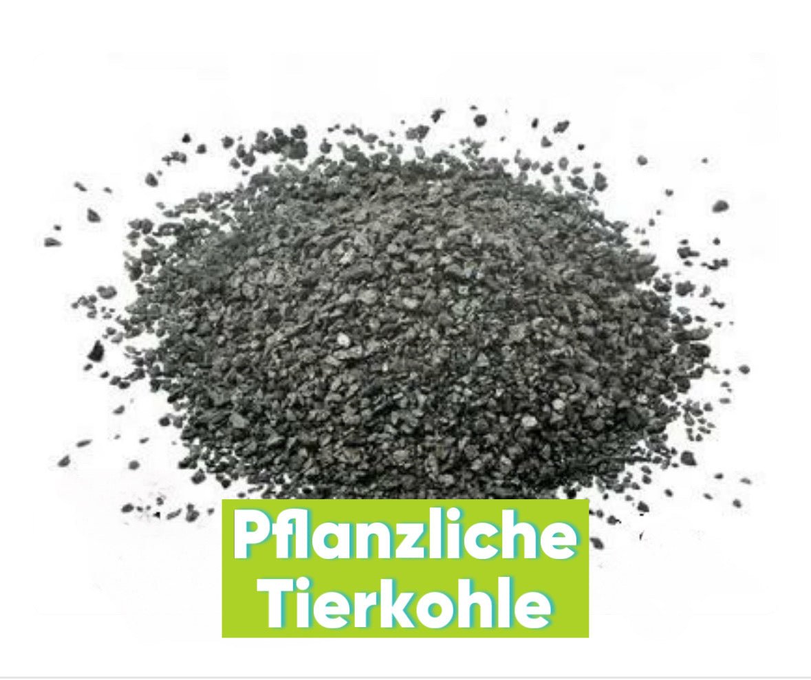 Pflanzenkohle zur Entgiftung für alle Tiere 70g Beutel ( Reine Kohle in Pulverform) Aktivkohle - Kallisbest