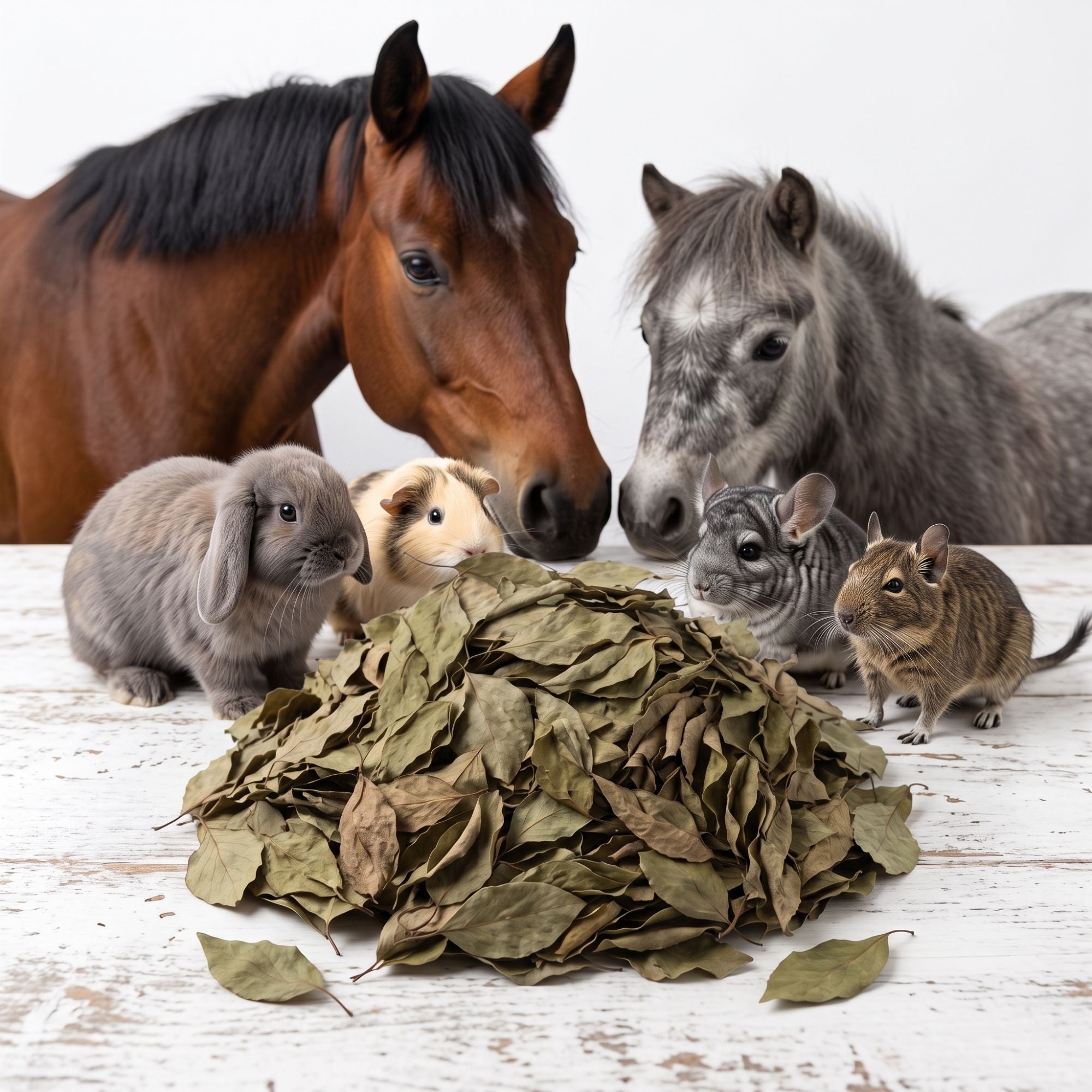 Aprikosenblätter getrocknet – Naturkraut für Kaninchen, Meerschweinchen & Pferde | Kallisbest