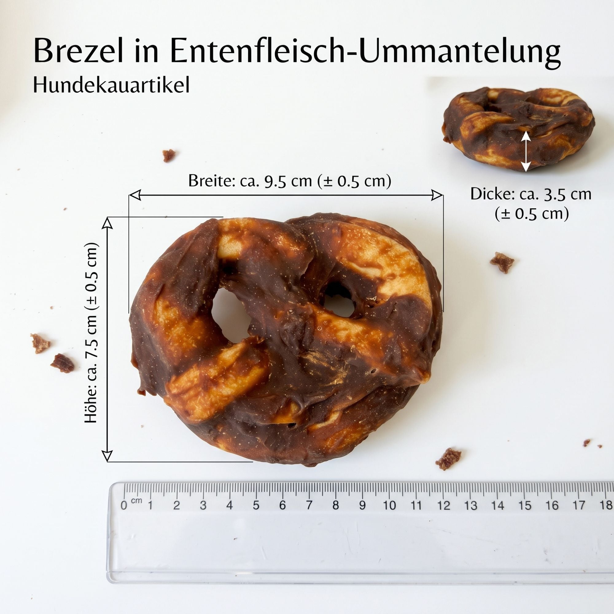 Brezel im Entenfleischmantel – Natürlicher Kauartikel für Hunde | Kallisbest