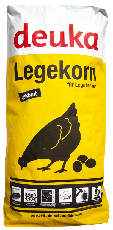 deuka Legekorn 25 kg – Ergänzungsfutter für Legehennen (Pellet)