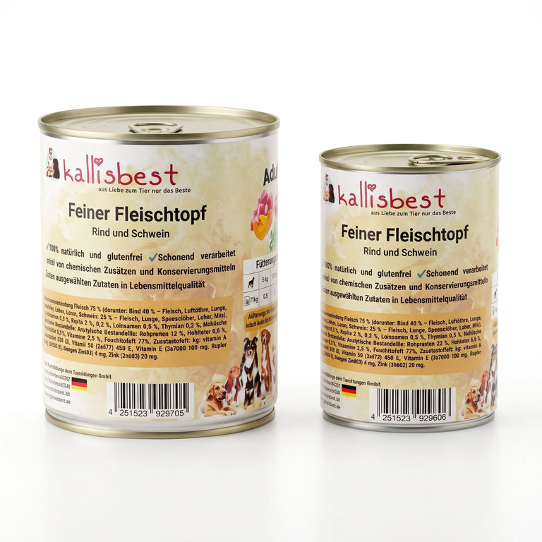 Feiner Fleischtopf Schwein und Rind, glutenfrei