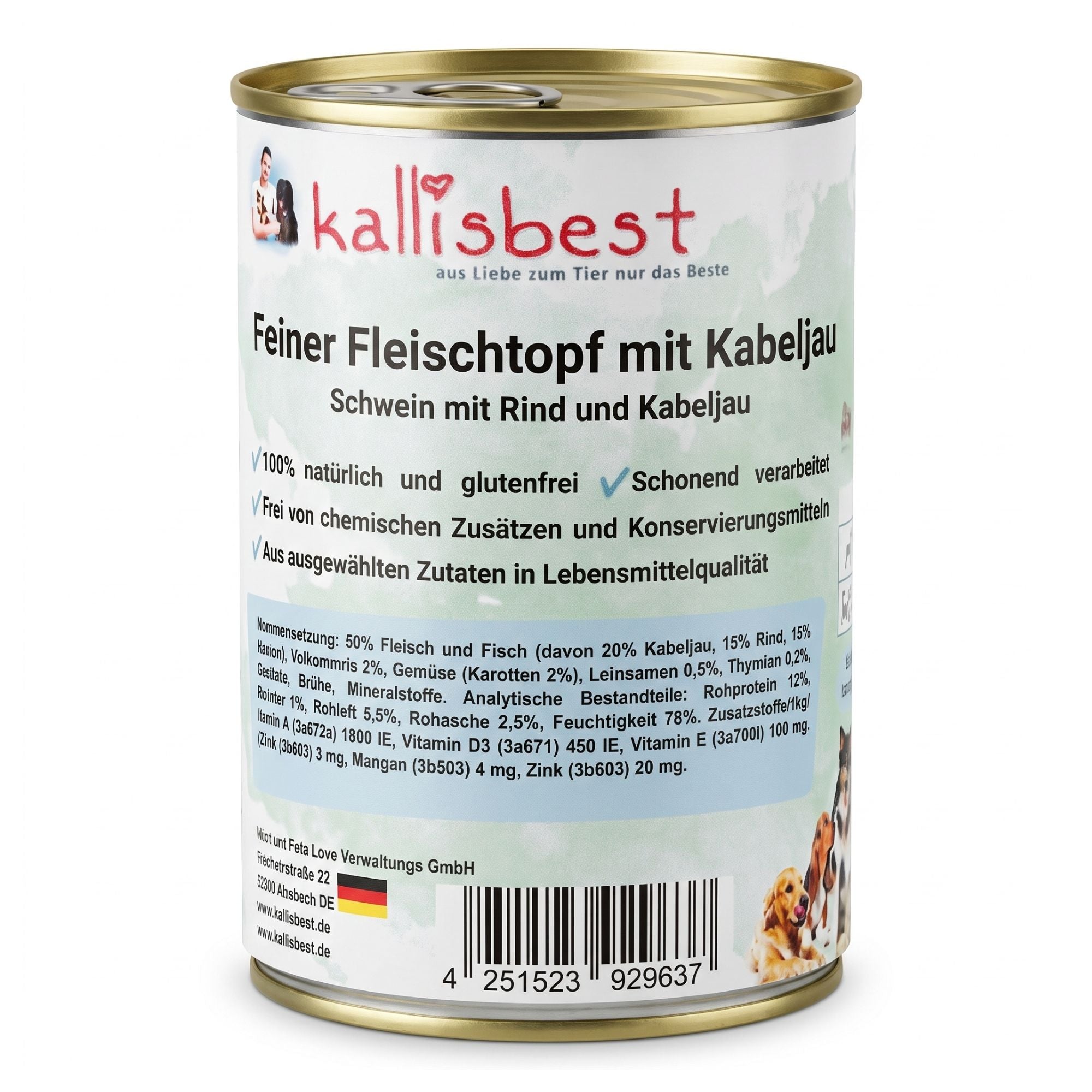 Feiner Fleischtopf - Kabeljau mit Rind und Schwein, glutenfrei