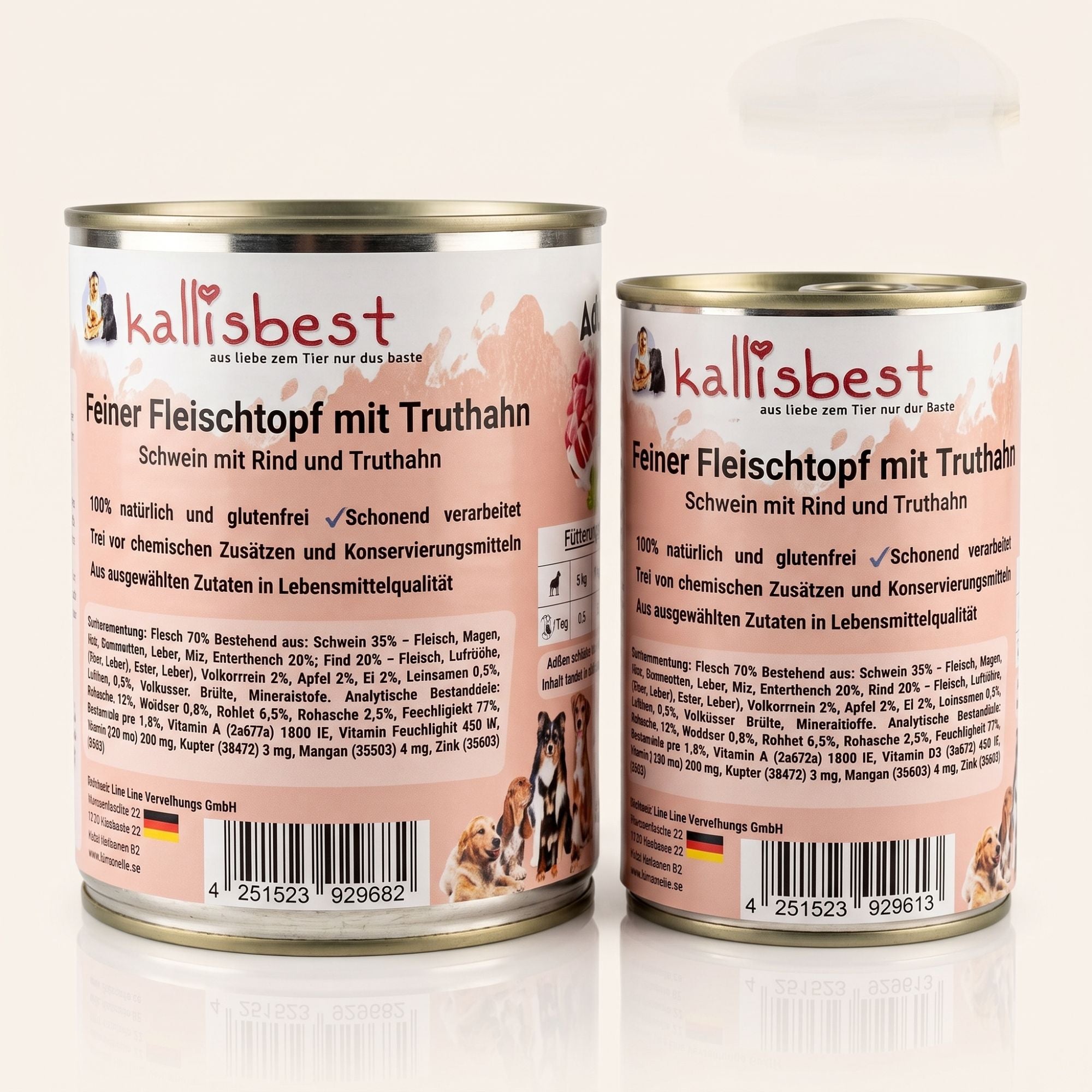 Feiner Fleischtopf - Schwein mit Rind und Truthahn, glutenfrei