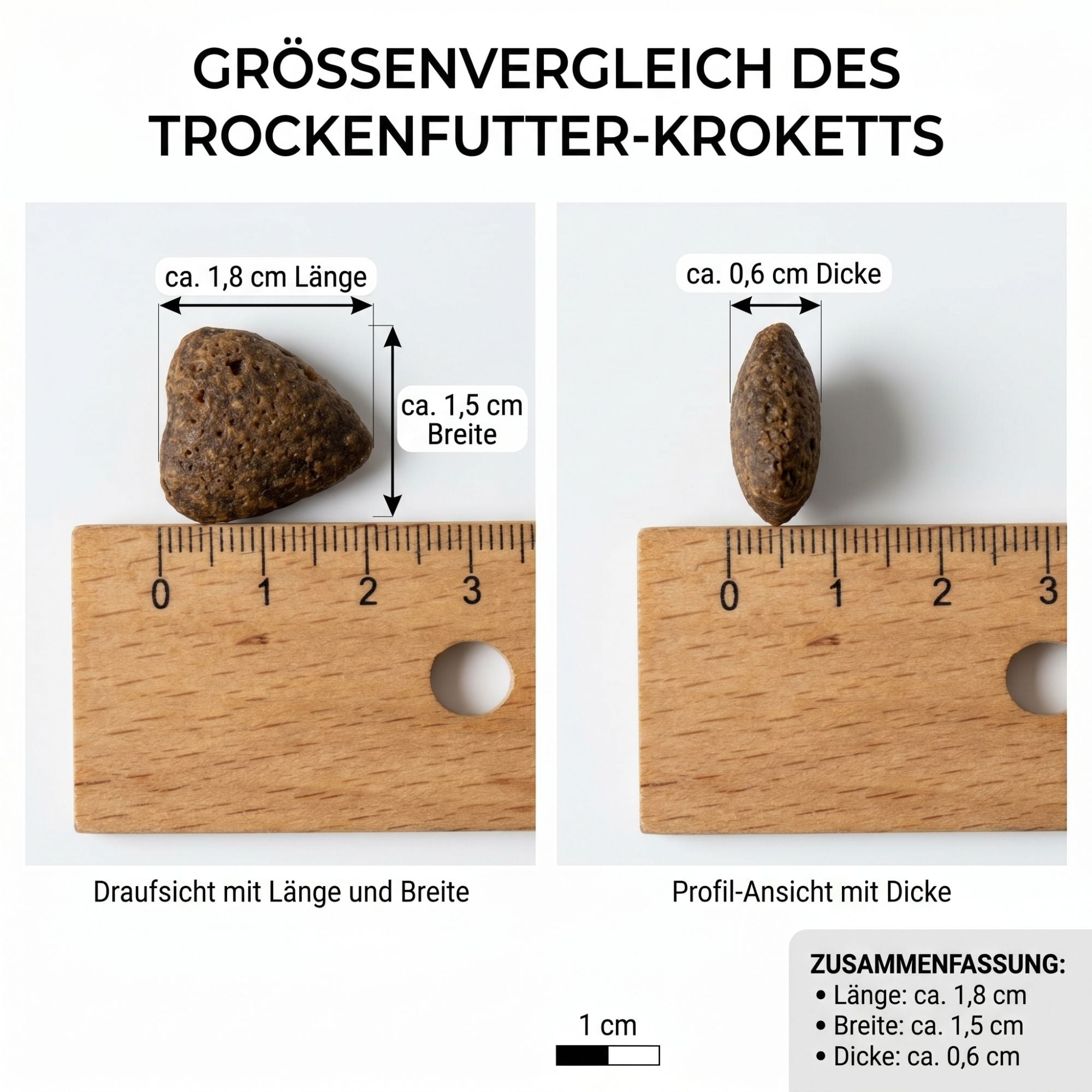 Fisch mit Kartoffel medium Kroketten für Hunde ab dem 5. Monat