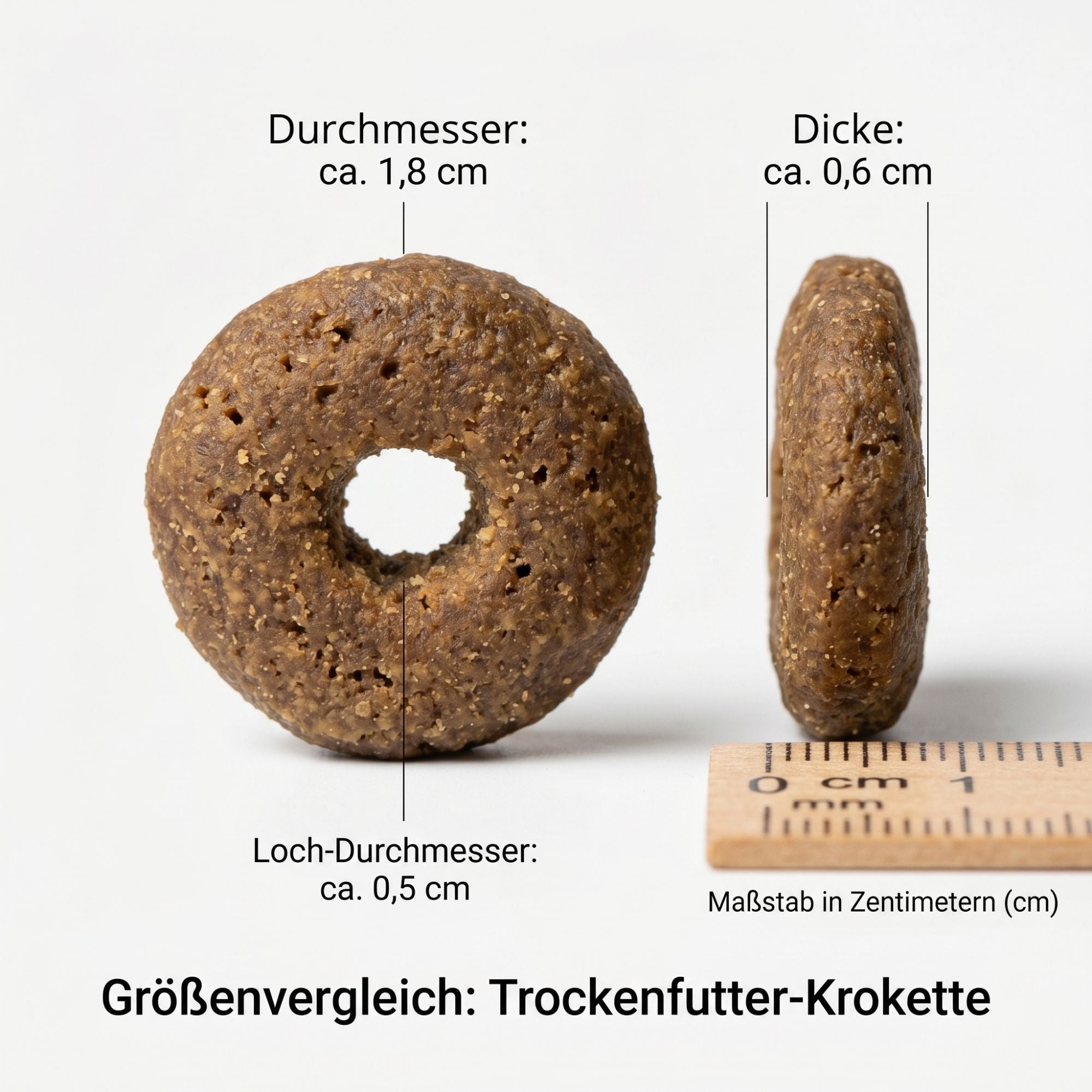Geflügel mit Fisch und Reis Adult große Kroketten für aktive Hunde