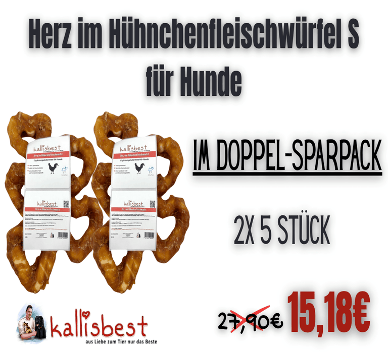 Herz im Hühnchenfleischmantel S - Kallisbest