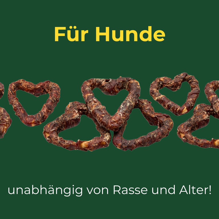 Herz im Hühnchenfleischmantel S – Natürlicher Kauartikel für Hunde | Kallisbest