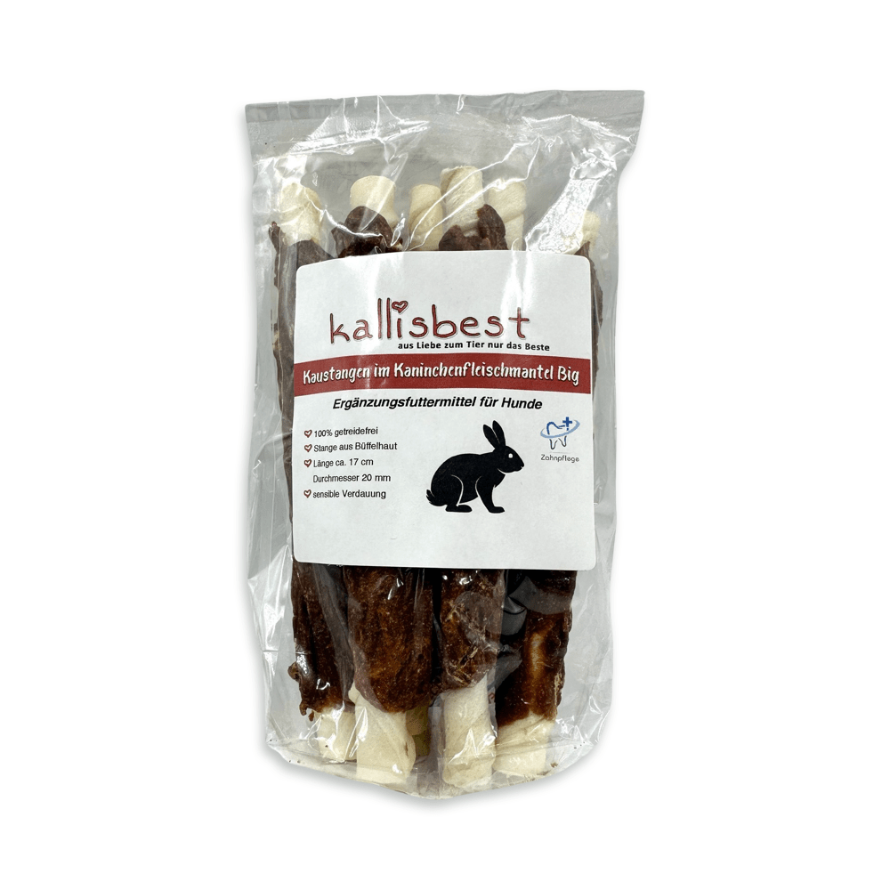 Rinderhaut Stick mit Kaninchenfleisch 6 St. - Kallisbest