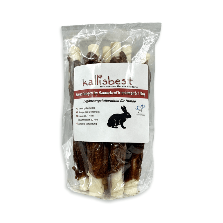 Rinderhaut Stick mit Kaninchenfleisch 6 St. - Kallisbest