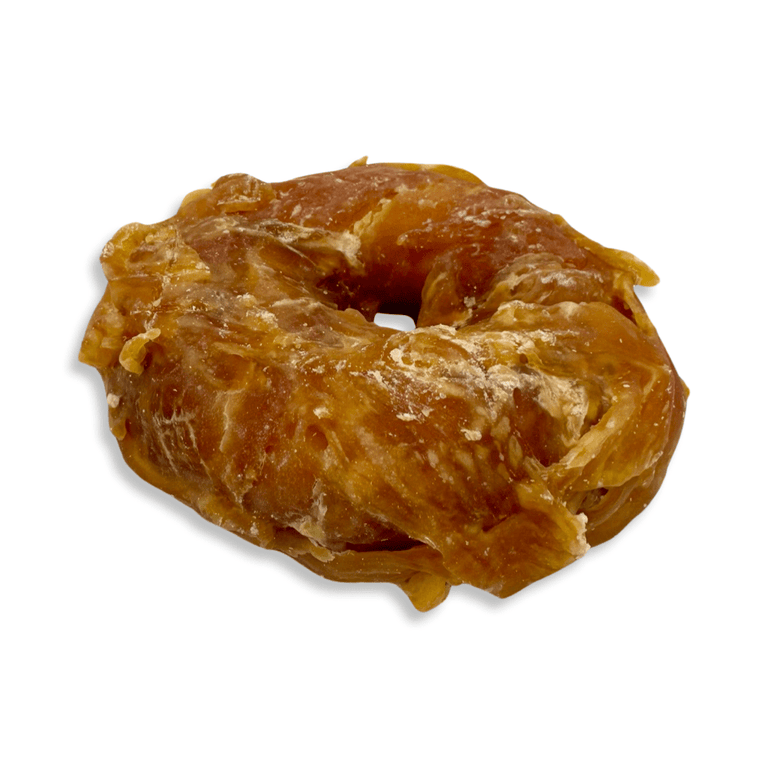 Kallisbest Neu 17 mixed dog treats in donut shape, featuring chicken flavor, suitable for all breeds and ages.