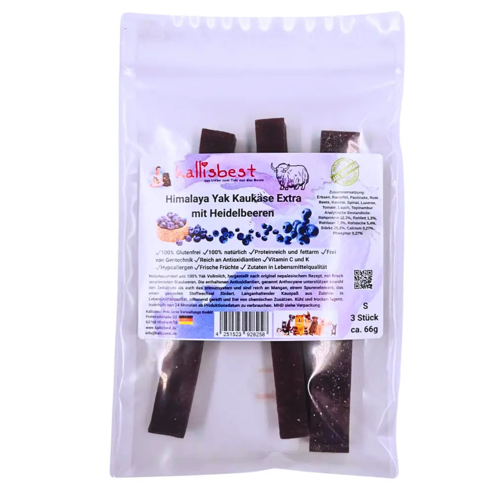 Himalaya Yak Kaukäse Extra mit Blaubeeren für Hunde Kallisbest