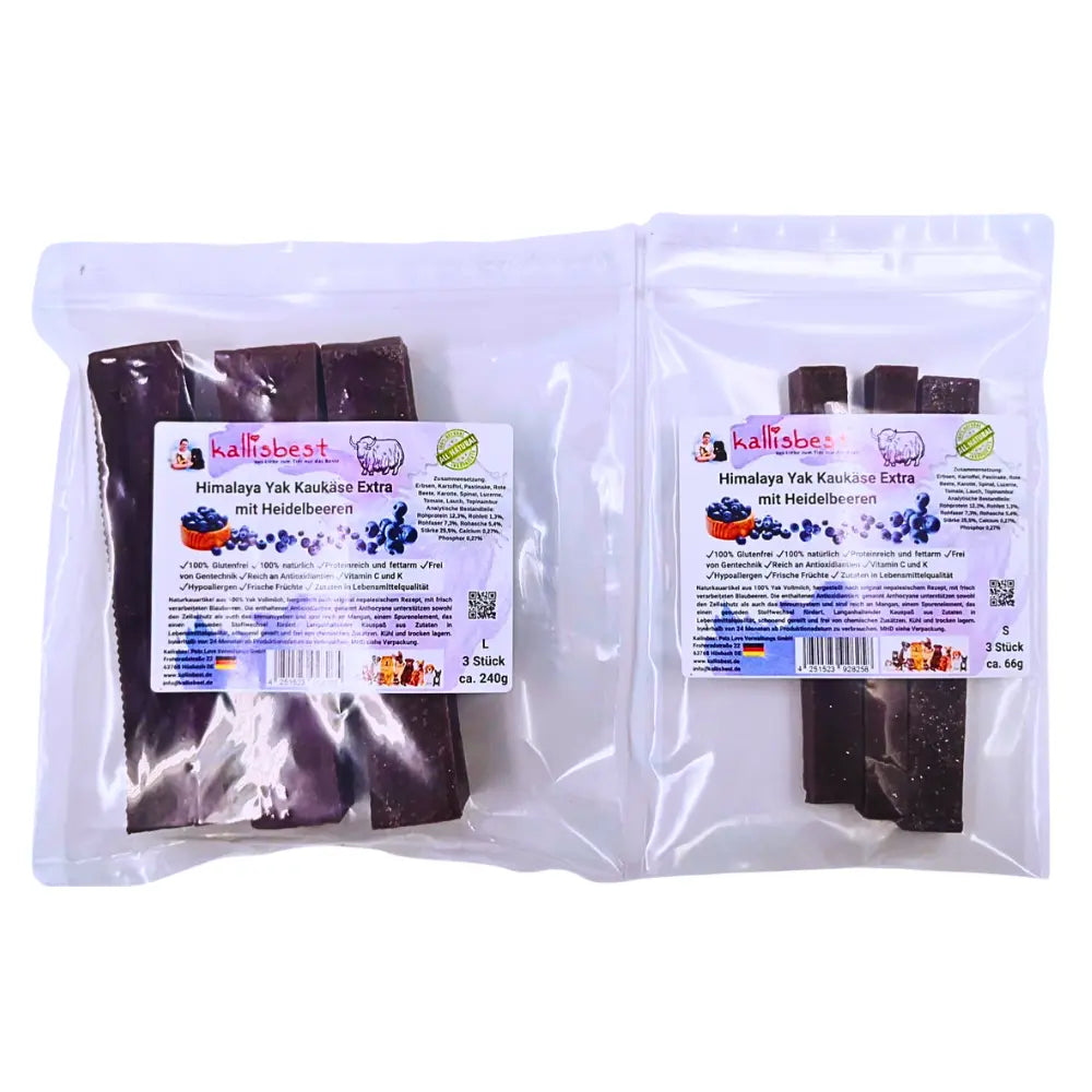 Himalaya Yak Kaukäse Extra mit Blaubeeren für Hunde Kallisbest
