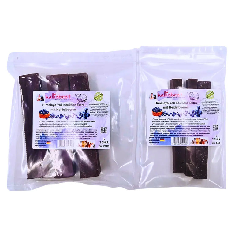 Himalaya Yak Kaukäse Extra mit Blaubeeren für Hunde Kallisbest