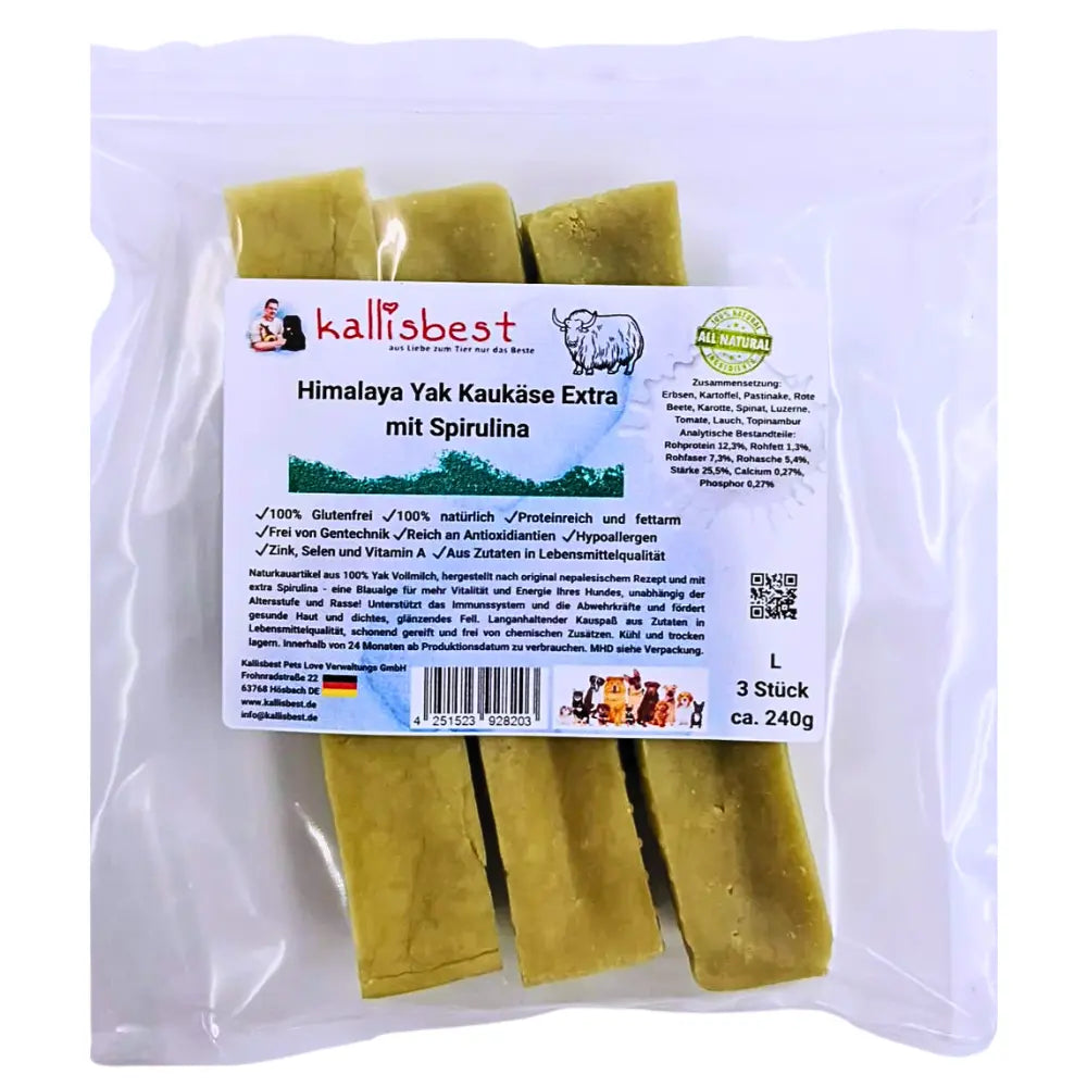 Himalaya Yak Kaukäse Extra mit Spirulina für Hunde Kallisbest