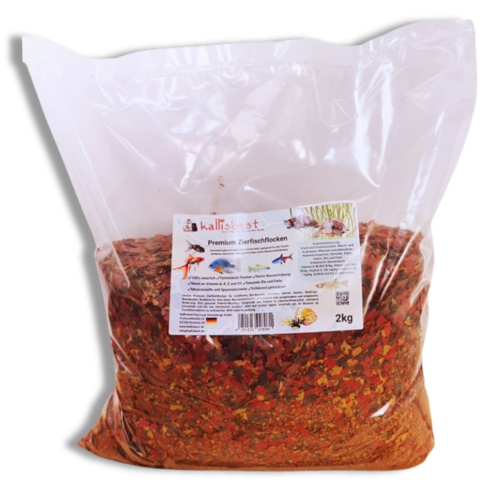 Premium Ornamental Fish Flakes for Ornamental Fish & Aquatic Turtles | Kallisbest