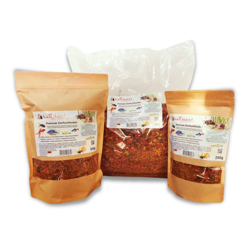 Premium Ornamental Fish Flakes for Ornamental Fish & Aquatic Turtles | Kallisbest