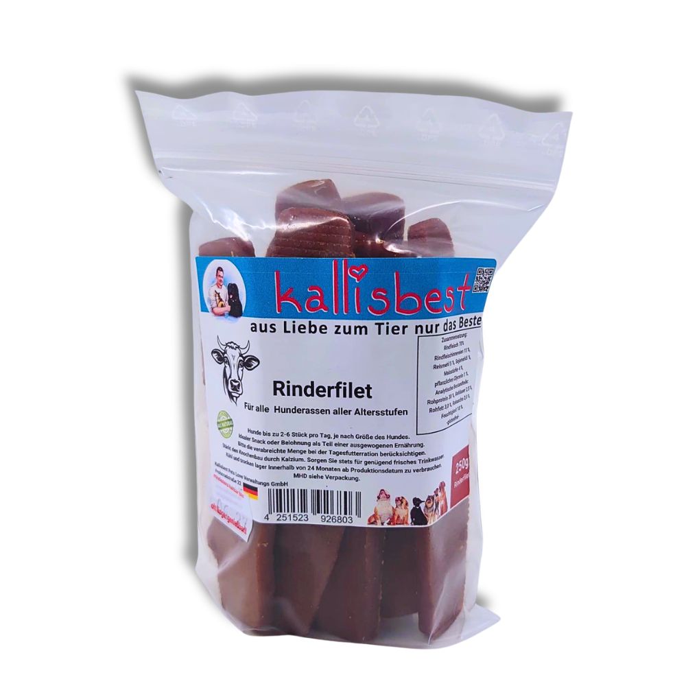 Rinderfilet für Hunde – Monoprotein, getreidefrei | Kallisbest