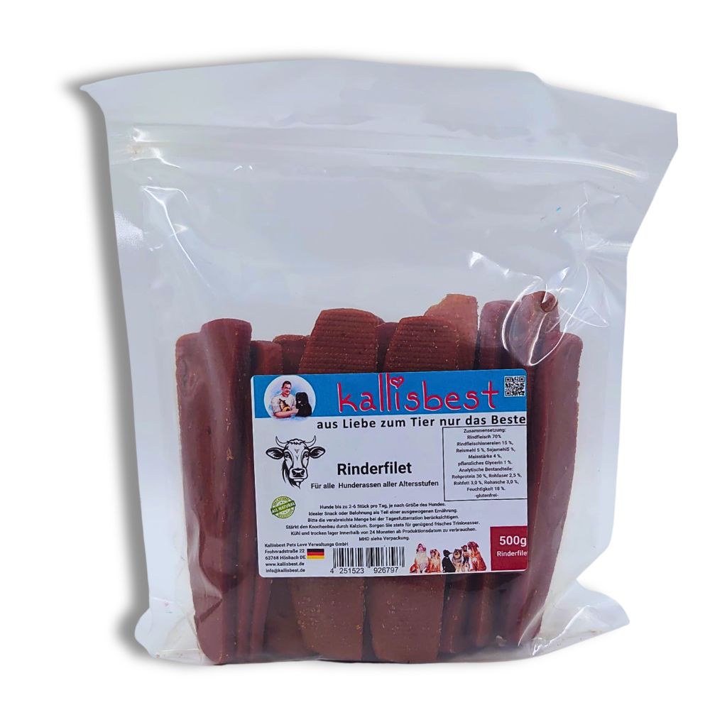Rinderfilet für Hunde – Monoprotein, getreidefrei | Kallisbest