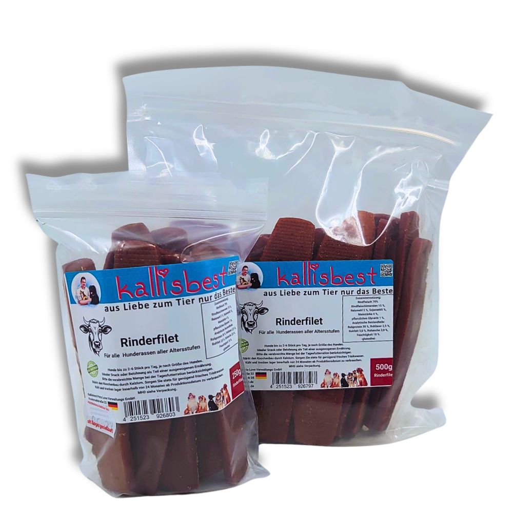 Rinderfilet für Hunde – Monoprotein, getreidefrei | Kallisbest