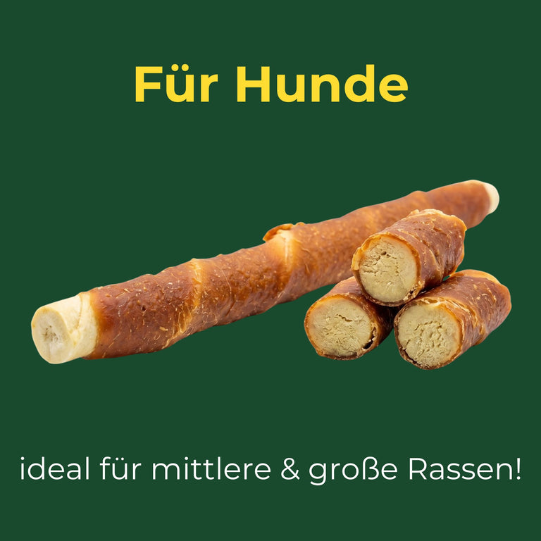 Kaustangen im Hühnchenfleischmantel MAXI 300g – Natürlicher Kauartikel für Hunde | Kallisbest