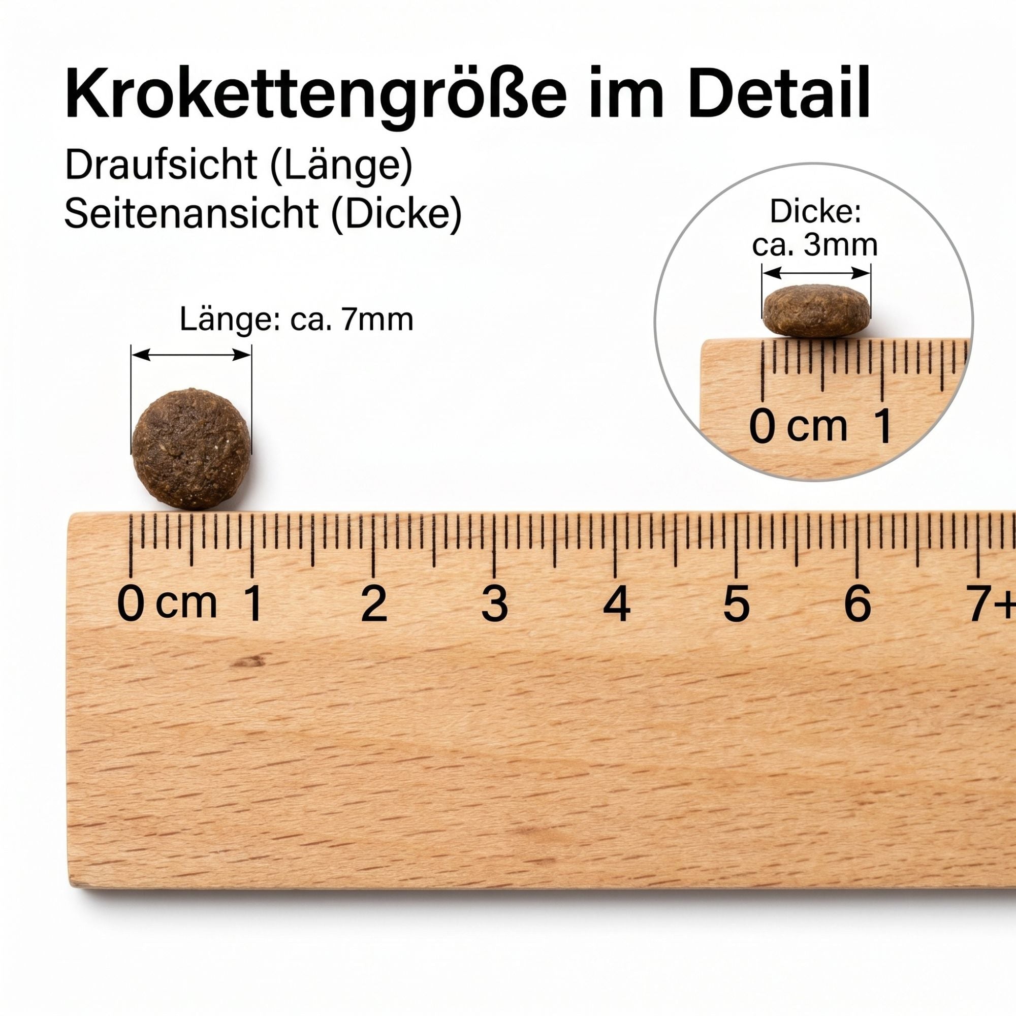 Lamm mit Rind mini Kroketten für Welpen Mini/ kleiner Rassen