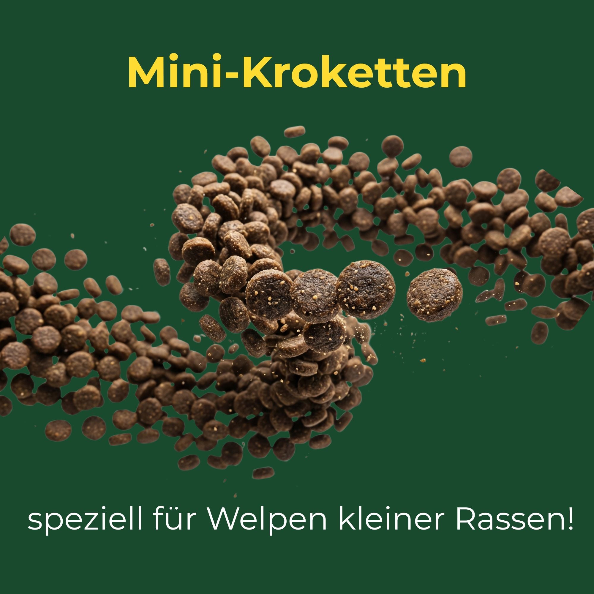 Lamm mit Rind mini Kroketten für Welpen Mini/ kleiner Rassen