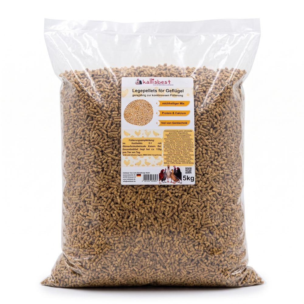 Legepellets für Geflügel, ganzjährig – GVO-frei