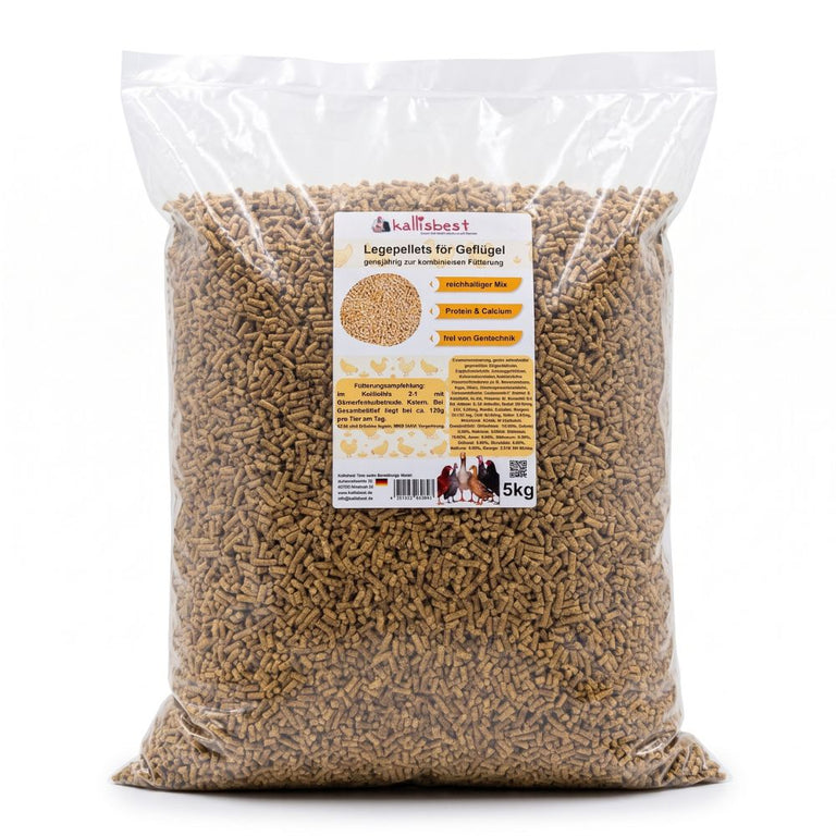 Legepellets für Geflügel, ganzjährig – GVO-frei