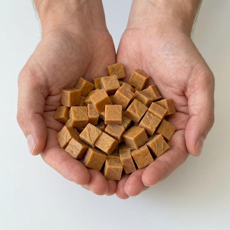 🇪🇺 Rindfleischwürfel 200g – Monoprotein Trainingssnack für Hunde & Katzen | Kallisbest