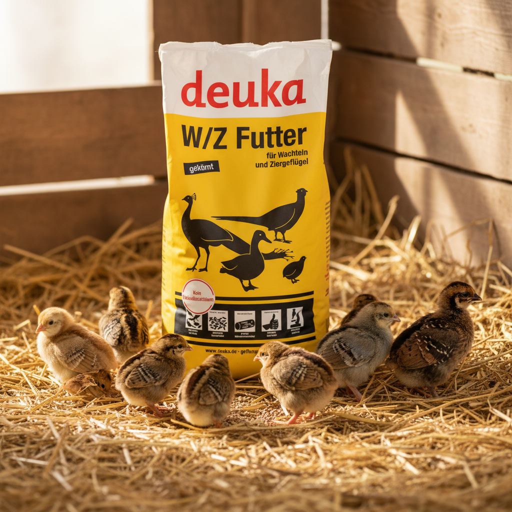 deuka W/Z Futter 25 kg – Futter für Wachteln und Ziergeflügel (Starter & Erhaltung)