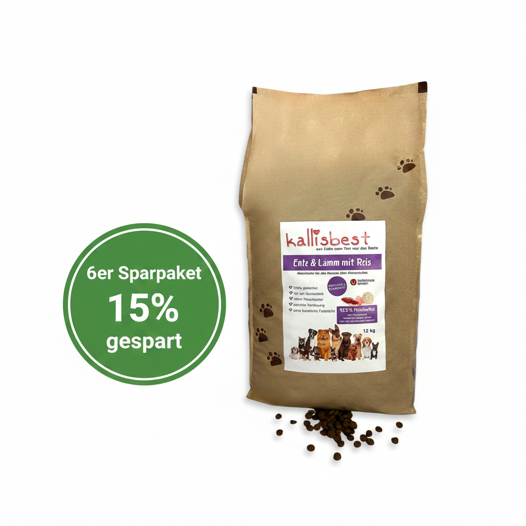 Ente & Lamm mit Reis mittlere Kroketten – 6 x 12kg Sparpaket