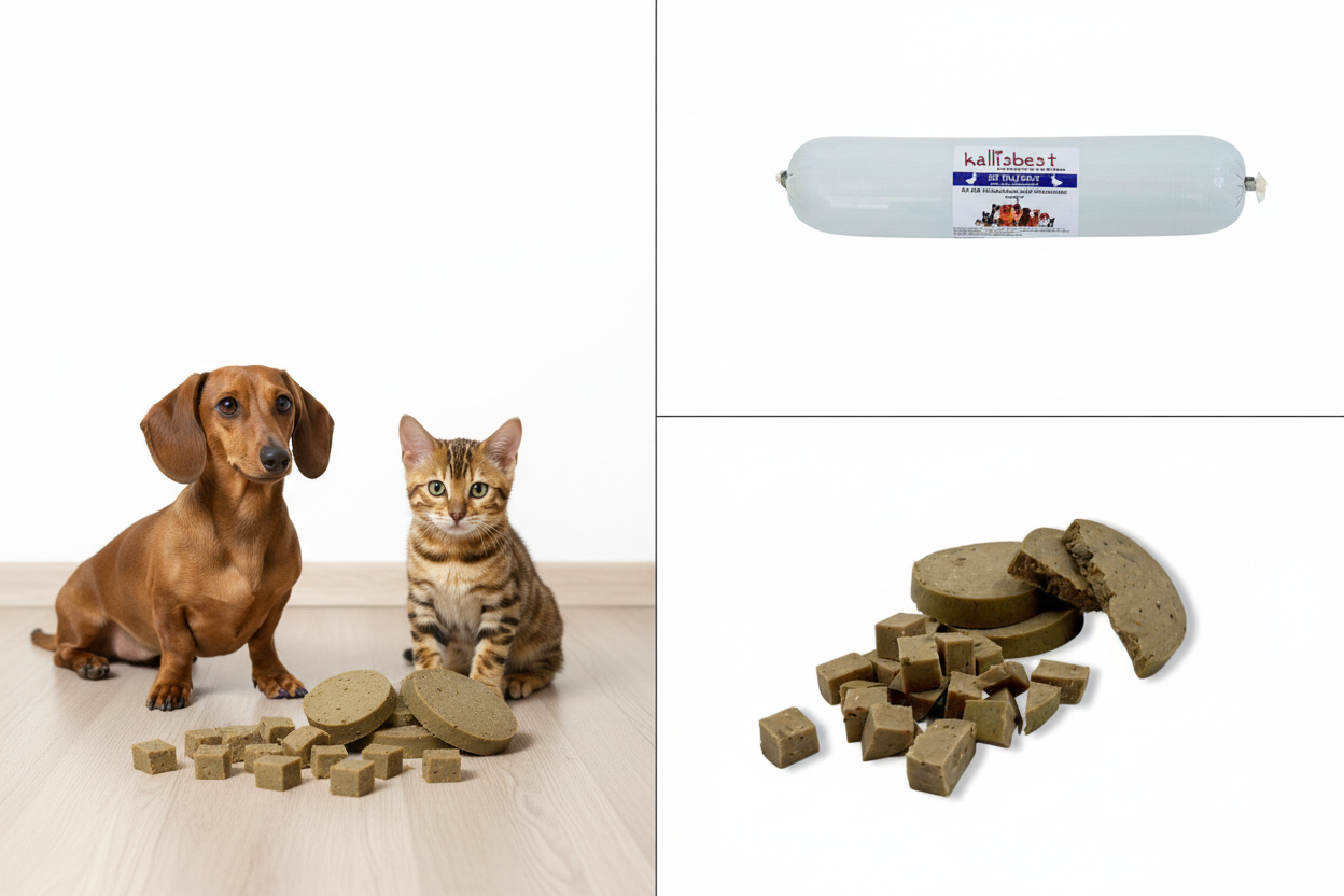 Die Tolle Rolle Ente pur – Nassfutter, BARF & Leckerli für Hunde | Kallisbest