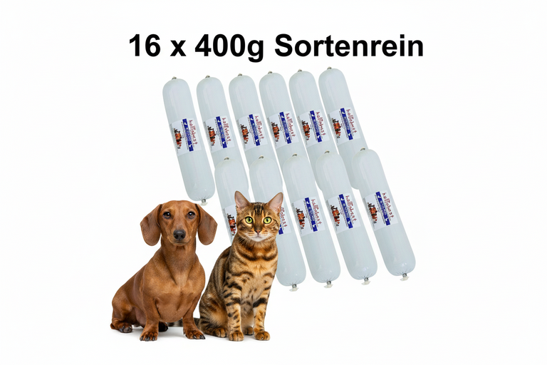 Die Tolle Rolle Ente pur – Nassfutter, BARF & Leckerli für Hunde | Kallisbest