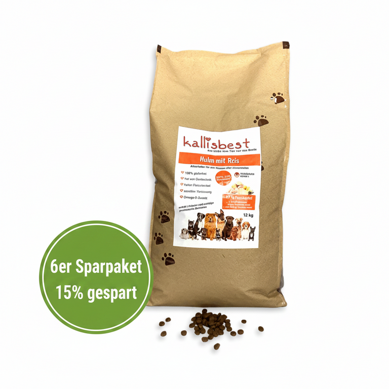 Huhn mit Reis Medium Kroketten – 6 x 12kg Sparpaket