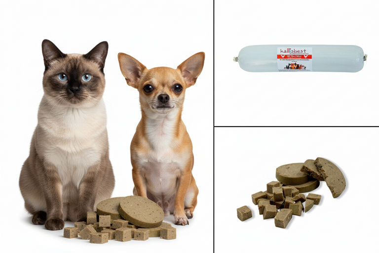 Die Tolle Rolle Huhn pur für Katzen – Nassfutter, BARF & Leckerli | Kallisbest