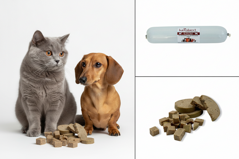 Die Tolle Rolle Huhn & Rind für Katzen – Nassfutter, BARF & Leckerli | Kallisbest