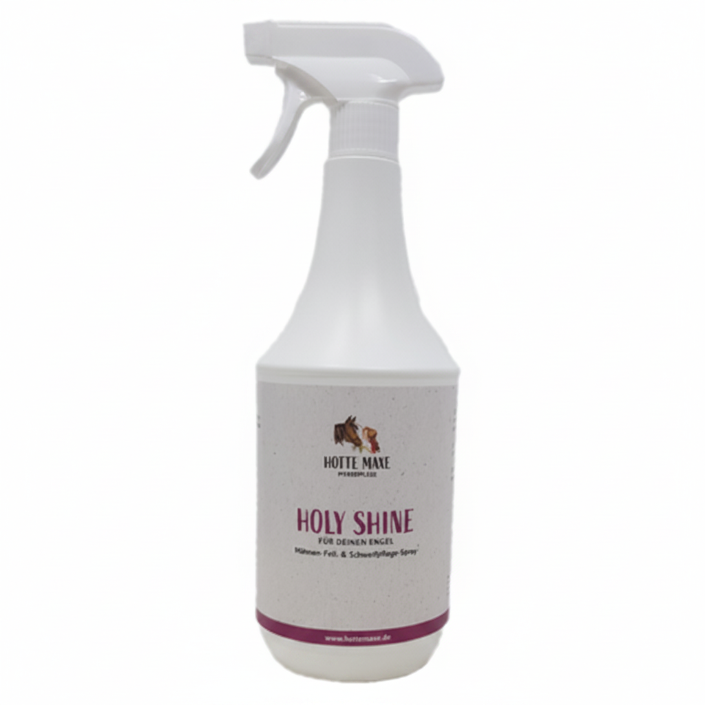 Hotte Maxe Holy Shine 1L Sprühflasche weißer Hintergrund