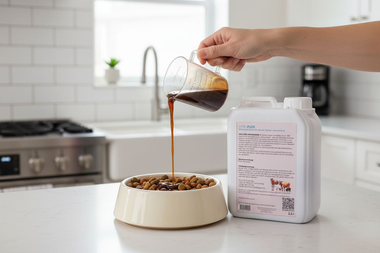 Kallisbest Vital Plus Messbecher und Napf – Anwendung