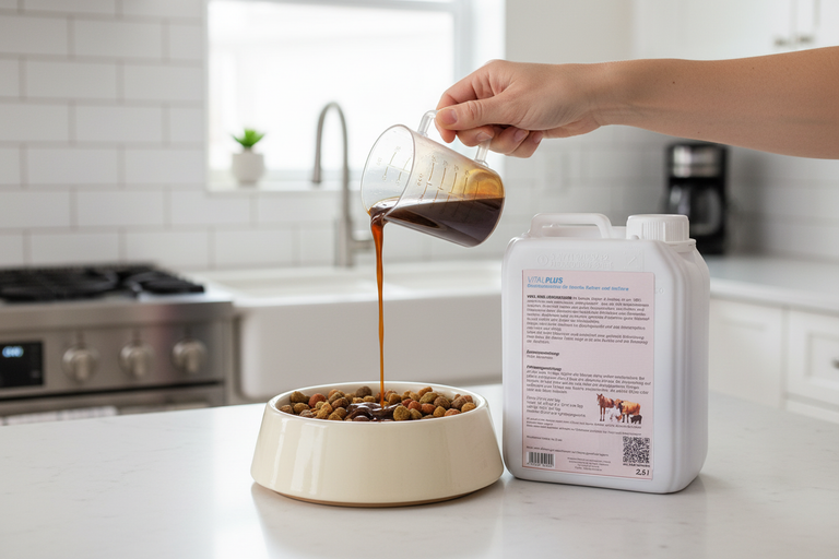Kallisbest Vital Plus Messbecher und Napf – Anwendung