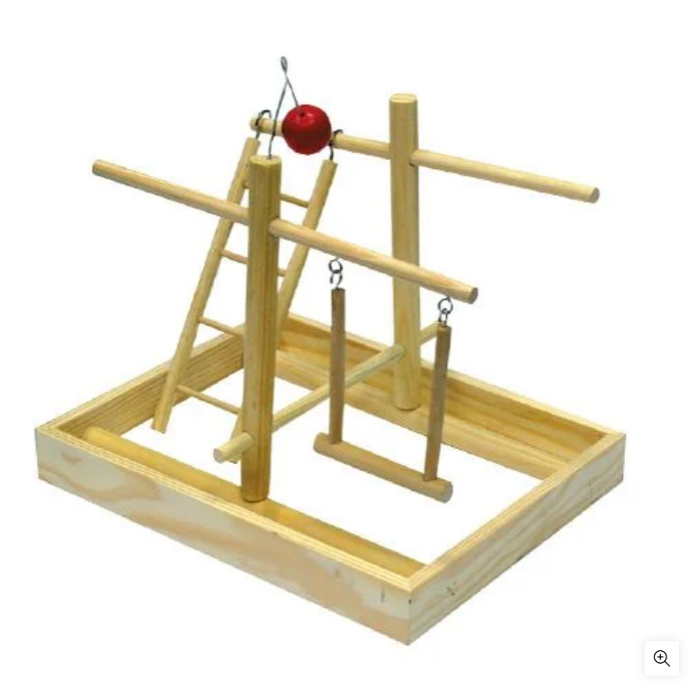 Vogelspielplatz Holz Klettergym für Wellensittiche – Croci