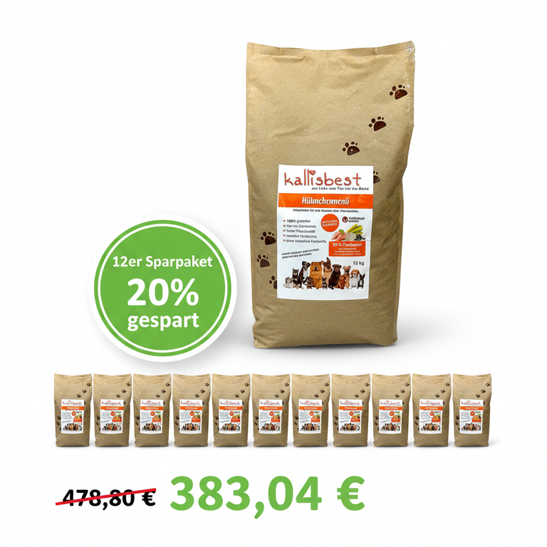Hühnchenmenü medium Kroketten – 12 x 12kg Sparpaket