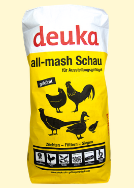 deuka All-mash Schau gekörnt 25 kg Originalsack