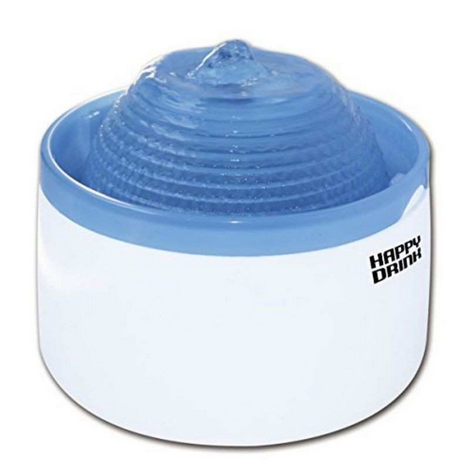 Croci Happy Drink Katzenbrunnen Blau Produktansicht