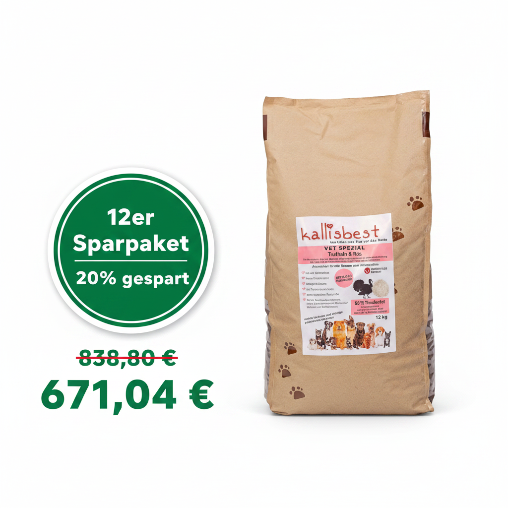 VET Spezial Truthahn & Reis mittlere Kroketten – 12 x 12kg Sparpaket
