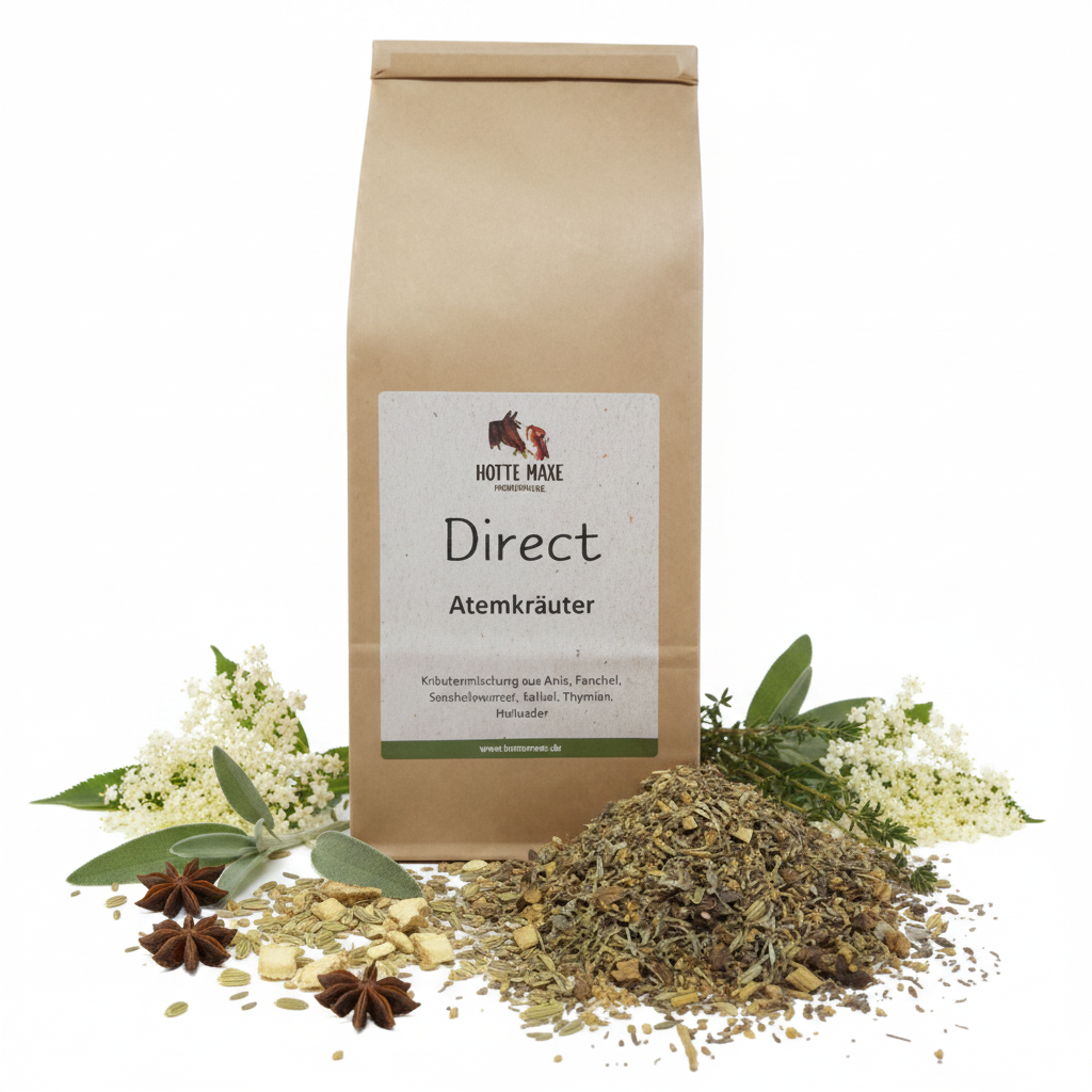 Hotte Maxe Direct Atemkräuter 1 kg – Produktsack mit Kräutern