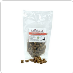🇪🇺 Reine kleine Entenfleischwürfel – Monoprotein Snack für Hunde & Katzen | Kallisbest