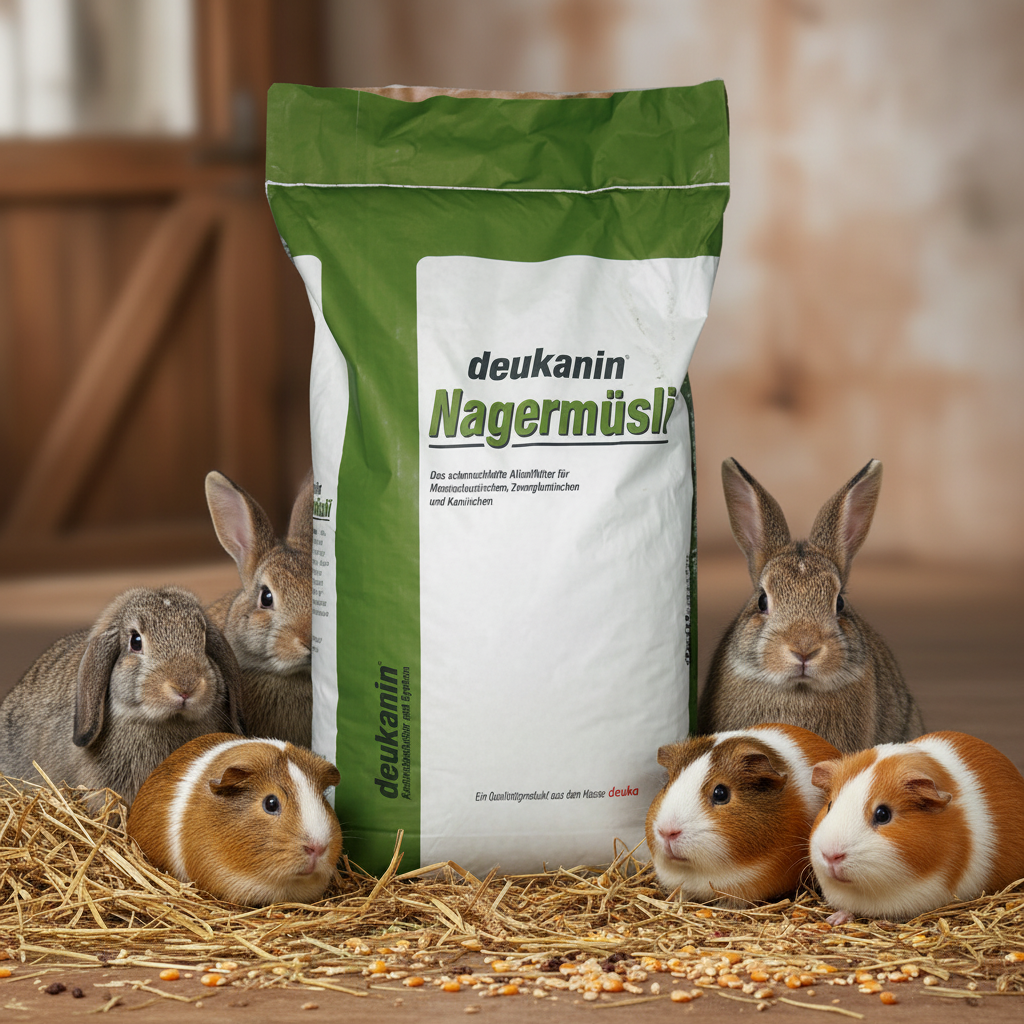 Deukanin Nagermüsli 20 kg mit Kaninchen und Meerschweinchen